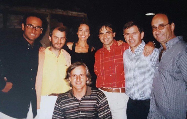 Valter-Assenti-con-il-gruppo-storico-dellassociazione-lido-degli-aranci-di-Grottammare-Tullio-Luciani-Alessandro-Ciarrocchi-Giuseppe-Concetti.