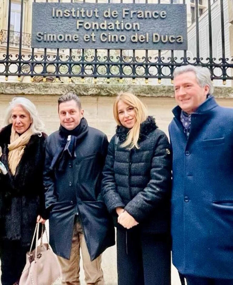 da-sx-Paola-Severini-Melograni-Marco-Fioravanti-Giorgia-Latini-Antonio-Del-Duca-a-Parigi