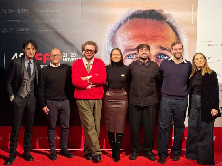 Giulio-Base-dirTorino-Film-Festival-Andrea-Agostini-Gabriele-Berti-Matilde-Gioli-Giovanni-Nasta-Diego-Tricarico-e-Francesca-Daccico-STRIKE-