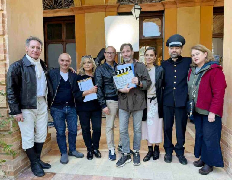 Il-cast-del-corto-a-Villa-Clarice